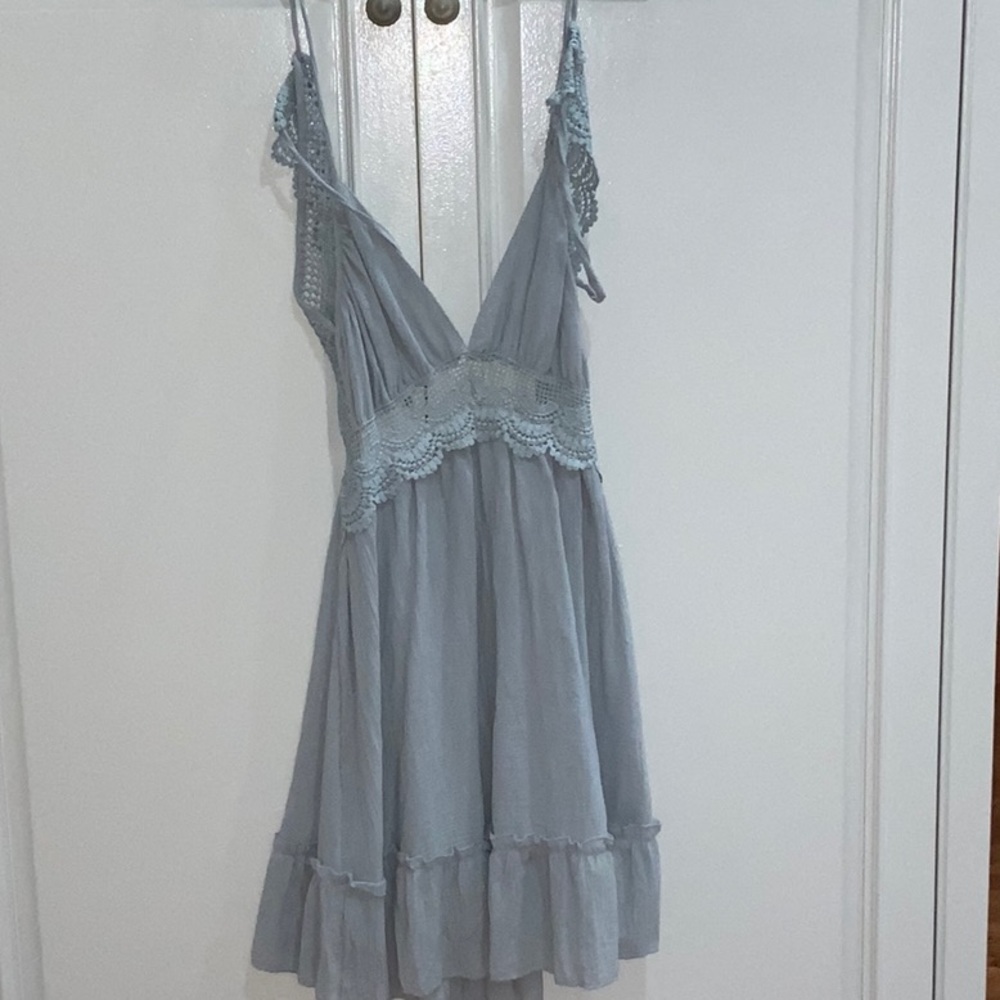 Grey/Teal dress